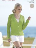 Cardigan with lace sleeves