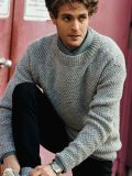 Irish Moss Stitch Sweater
