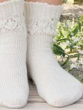 Picot and Lace Socks