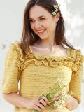 Frilly Crocheted Jumper
