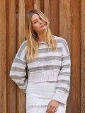 Thankful Striped in Cotton Cashmere