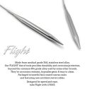 LYKKE Flight Inter Changeable Needle 5in Tips, Set of 9