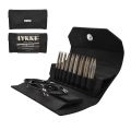 LYKKE Inter Changeable Circular Knitting Needle Set 3.5in Tips Driftwood Black Denim