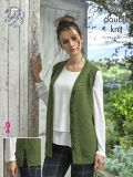 Moss Stitch & Cable Waistcoat