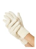 Stocking Stitch Gloves With 1x1 Rib