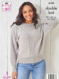 Cable and Textured Sleeve Jumper