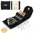 LYKKE Starter Set Interchangeable Circular Needle 3.5in Tips Colour Black