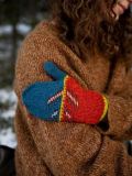 Hidden Star Fingerless Mitts