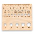Laughing Hens Wooden Knitting Needle Gauge Square