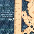 Laughing Hens Wooden Knitting Needle Gauge with Ruler Sheep