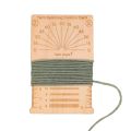 Laughing Hens Wooden Yarn Spinning Control Card