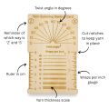 Laughing Hens Wooden Yarn Spinning Control Card