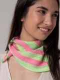 Garter and Lace Mini Shawl