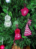Rowan Mini Mitts And Hats Christmas Decorations