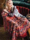 Feather-and-Fan Lace Blanket