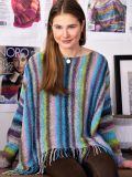 Fringed Poncho Pullover