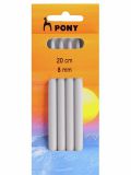 Pony Double Pointed Knitting Needles 8in (20cm)