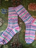 Socks In Lace Pattern