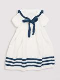 Dress - Blue and White