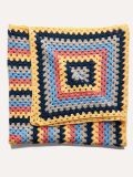 Multicolour Crocheted Blanket
