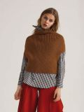 Ribbed Poncho Top