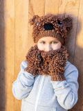 Animal Hat, Cowl & Mittens