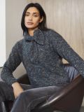 Sweater With Integrated Scarf