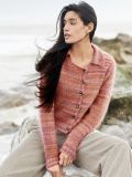 Wide-Collared Cardigan