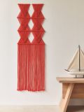 Fringed Diamond Wall Hanging