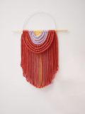 Fringed Semi-Circle Wall Hanging