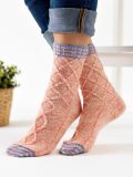 Secret Garden Cable Socks