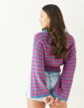 Cow Bell Sleeve Sweater
