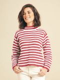 Crochet Striped Sweater