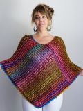 Eyelet Poncho