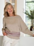 Renee Top-Down Batwing Jumper - Colourway 2