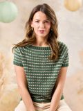 Venice Striped Raglan Top