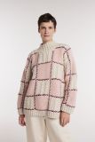 Textured Squares Sweater