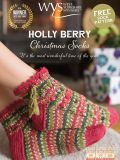 Holly Berry Christmas Socks