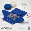addiClick Novel Lace Long Tip Inter Changeable Circular Knitting Needle Set