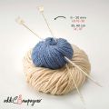 addiChampagner Single Pointed Knitting Needles 14in (35cm)