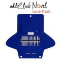 addiClick Novel Lace Short Tip Interchangeable Circular Knitting Needle Set