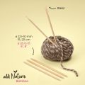 addi Natura (Bamboo) Double Points 6in (15cm)