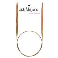 addiNature Olive Wood Fixed Circular Knitting Needles 40in (100cm)