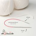 addi Sockwonder Lace Short Circular Knitting Needles 10in (25cm)