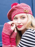Brittany Lace Beret & Hand Warmers