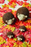 Cute Comforts Knit KITS - Haggis the HedgeHog & Family