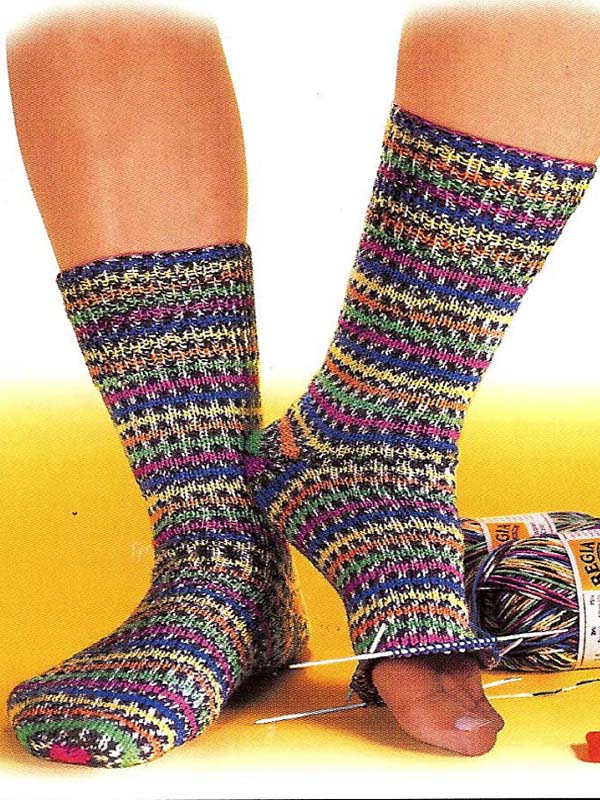 Regia Women/'s socks Knitting Pattern BN
