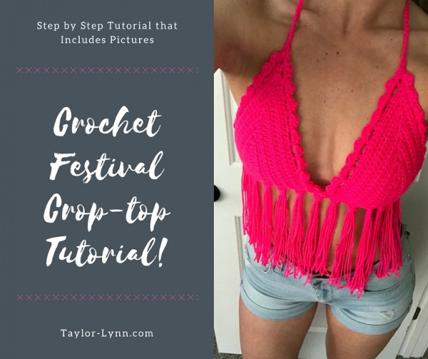 Free fringed crochet top pattern