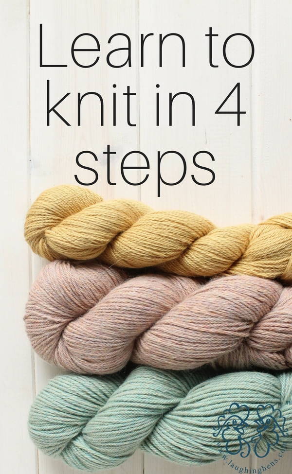 Learn how to knit in 4 steps with easy and short video tutorials