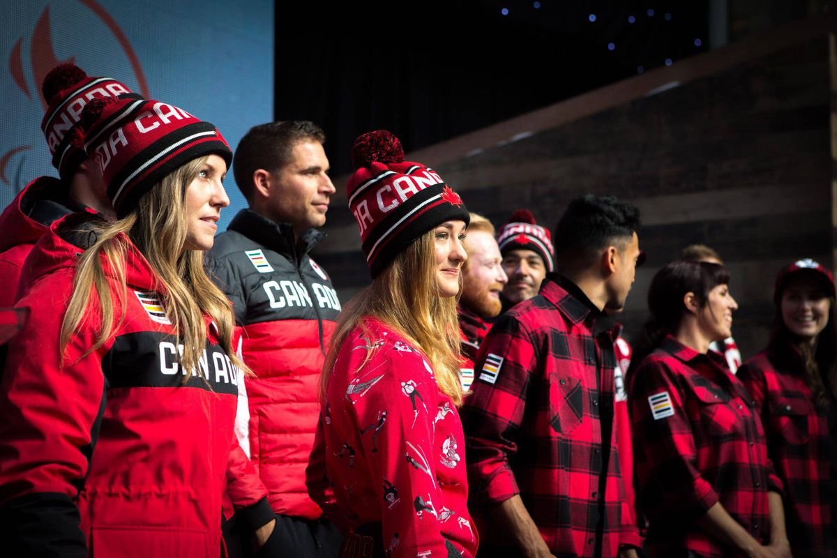 Canadian team Olympic knitting 